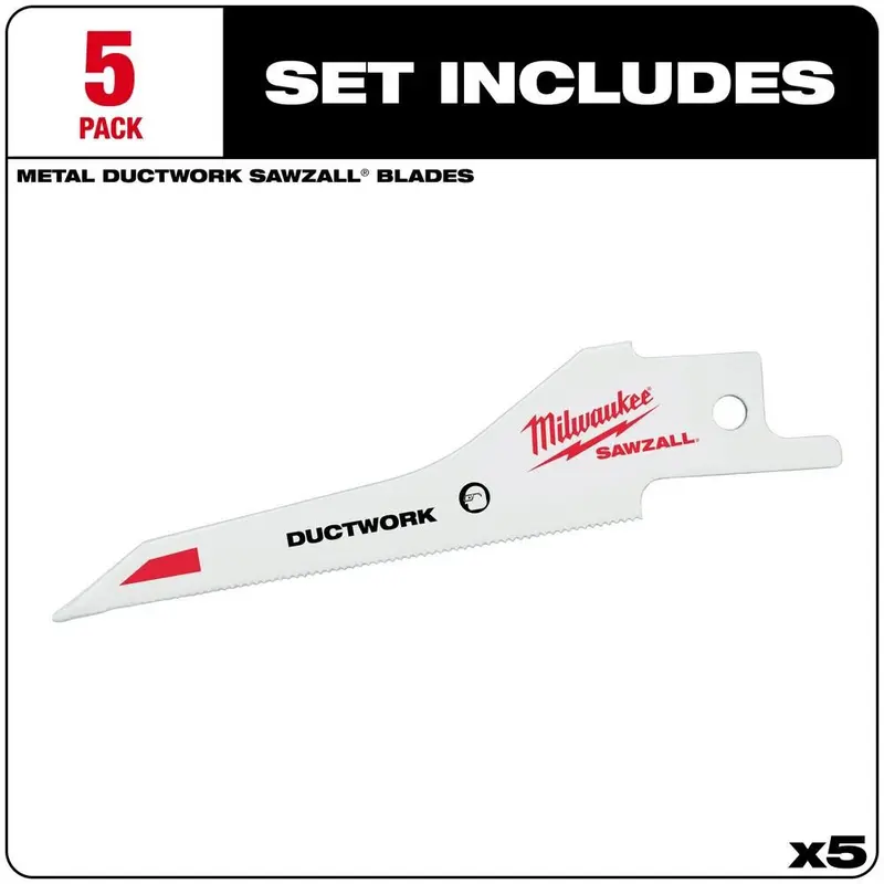 Milwaukee 48-00-1630 Bi-Metal Reciprocating Saw Blade – 60 Teeth For Fine Cuts 1