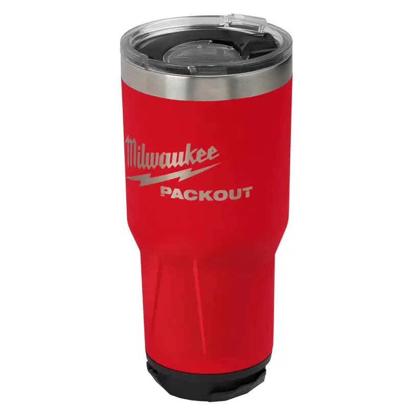 Milwaukee 48-22-8393R 30 Oz. Packout Insulated Tumbler – Leak-Proof Travel Cup 1