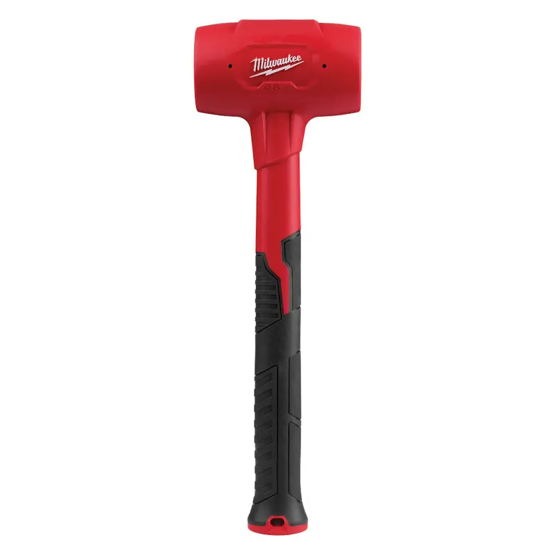 Milwaukee 48 Oz Dead Blow Hammer – Fiberglass Handle, Reduced Recoil Impact 1