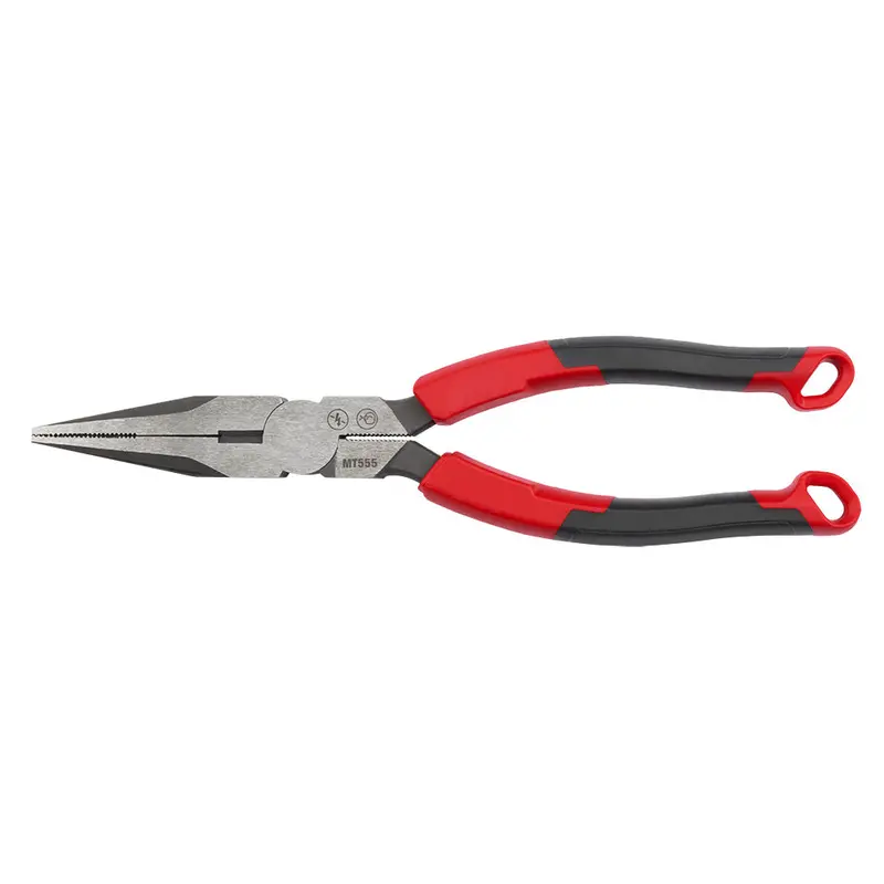 Milwaukee Mt555 8 In Long-Nose Comfort-Grip Pliers 1