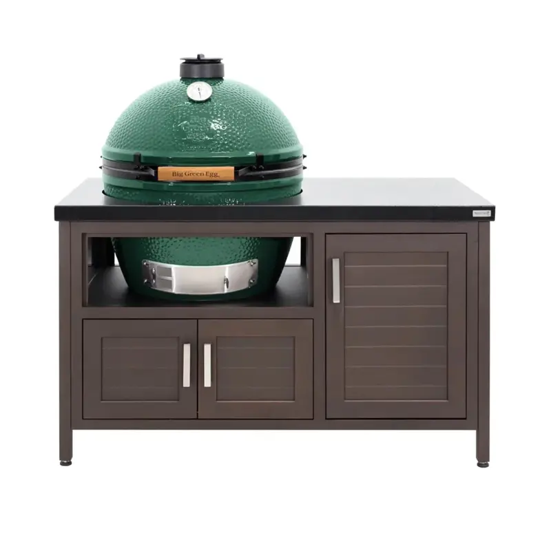 Modern Farmhouse Big Green Egg Table – 53-Inch Outdoor Grill Stand 2