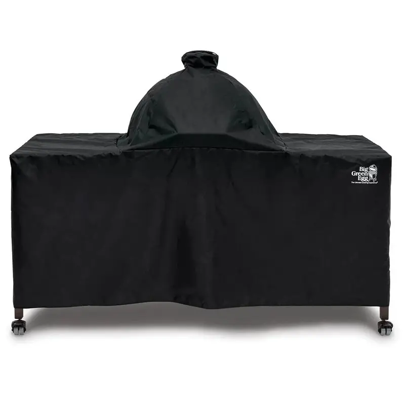 Modern Farmhouse-Style Table Cover For Big Green Egg Grills 1