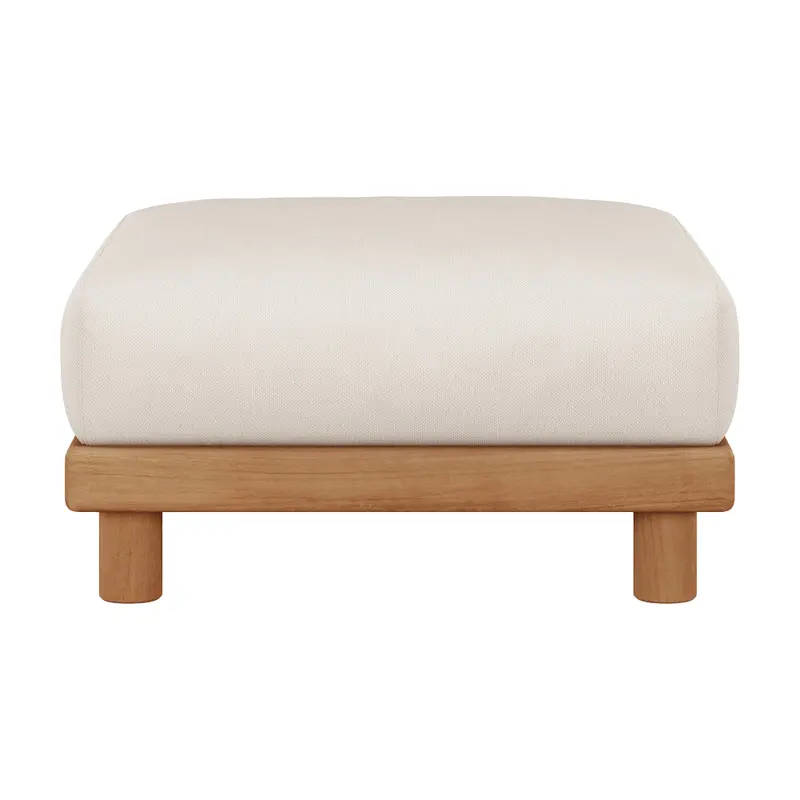 Monocle Outdoor Modular Footrest Ottoman 1