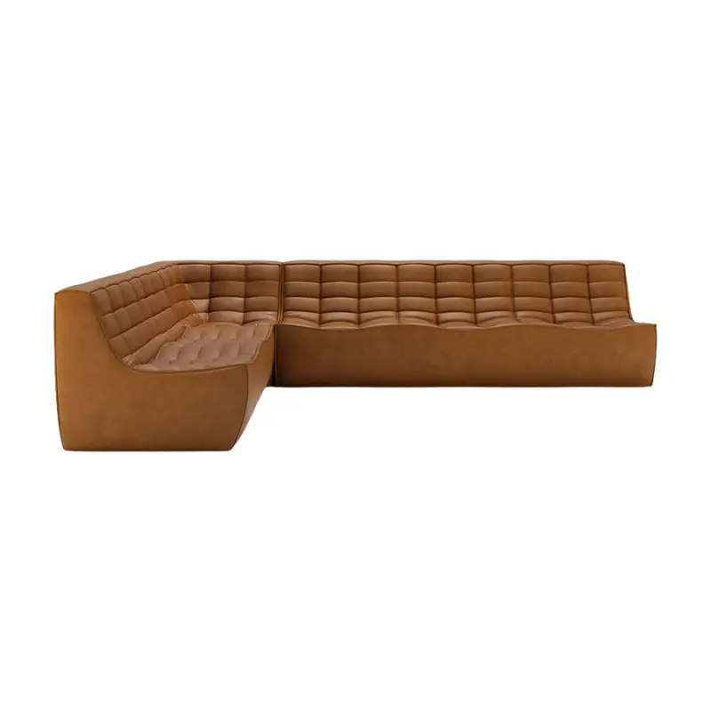 N701 Modular Square Corner Sofa – Three-Seat Arrangement 1