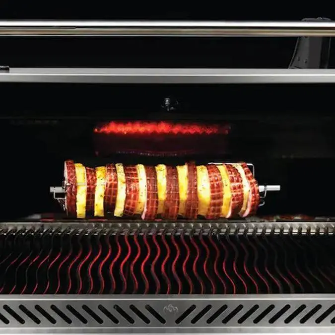 Napoleon Heavy-Duty Rotisserie Kit – Pro-Grade Home Grill Upgrade 1