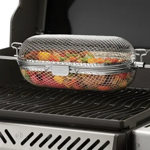 Napoleon Rotisserie Grill Basket – Versatile Roasting & Rotating Accessory 1
