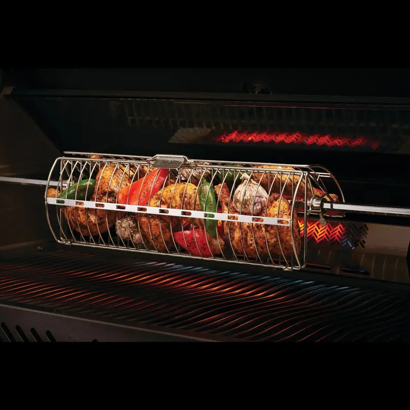 Napoleon Stainless Steel Rotisserie Rack For Grills 1