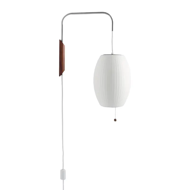 Nelson Cigar Wall Sconce – Sleek Cylindrical Architectural Accent Light 1