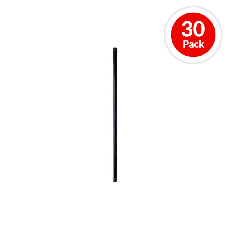 Nuvo Iron 32-Inch Black Round Baluster Kit – 30-Pack With 3/4" Diameter 1