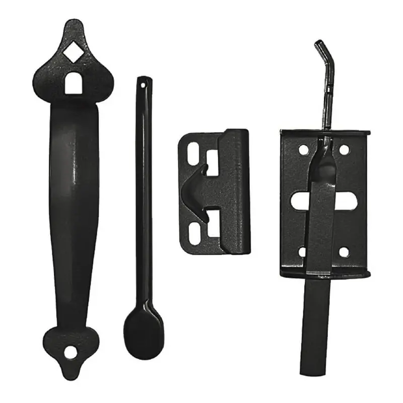 Nuvo Iron Tl6Blk 6-Inch Black Galvanized Thumb Latch For Wooden Gates & Fences 1