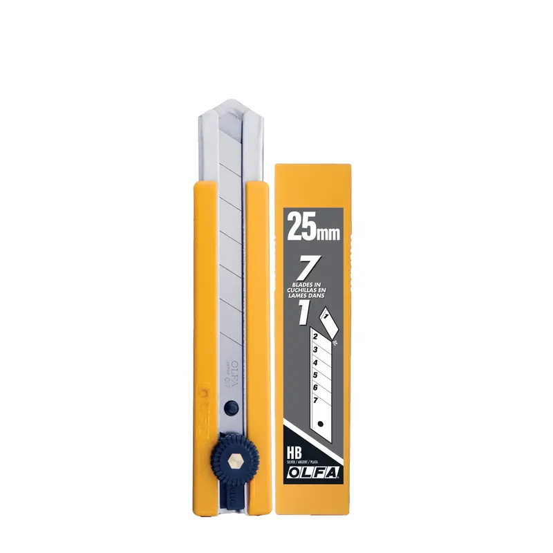 Olfa Ratchet-Lock Utility Knife With 25Mm Blade + 10-Blade Refill Pack 1