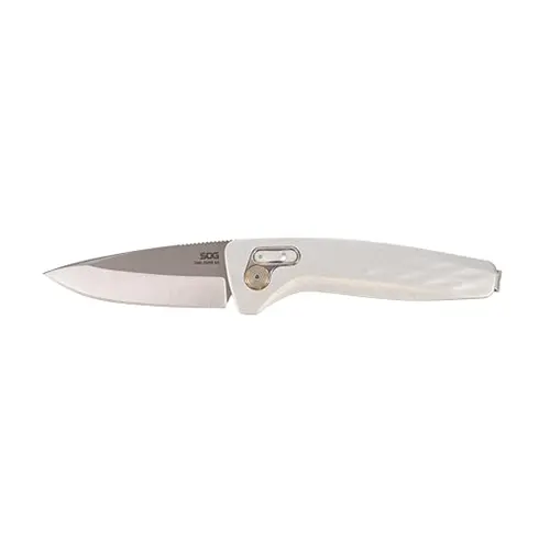 One-Zero Au Folding Knife – Silver & Chrome Finish 1