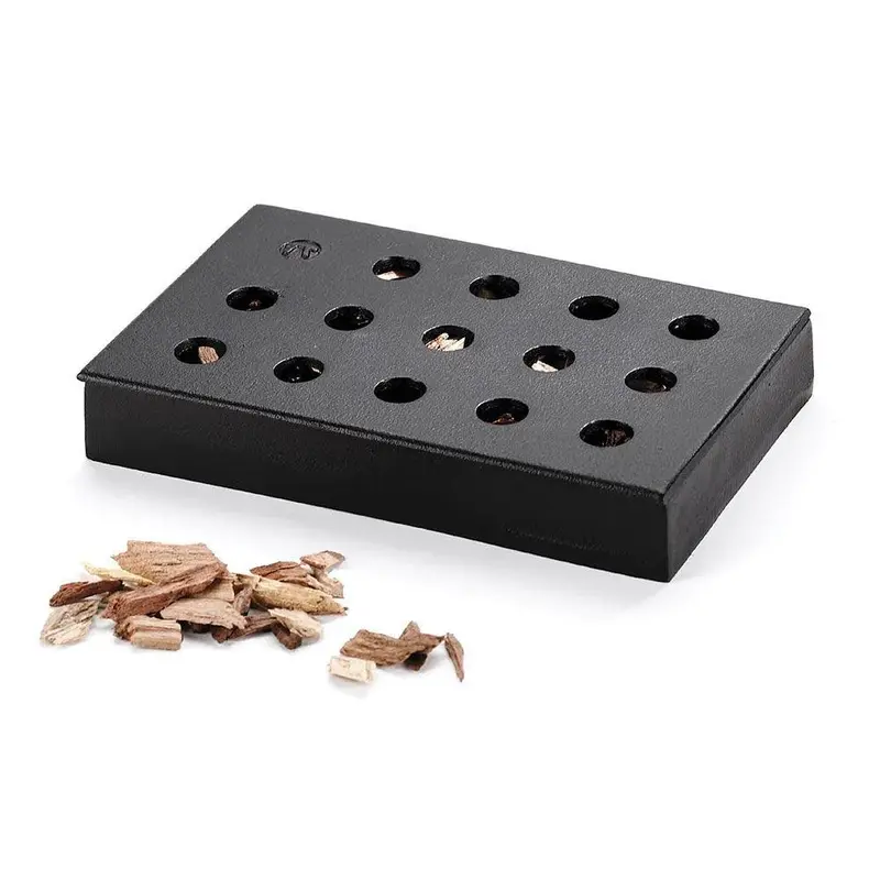 Outset Cast Iron Wood Chip Smoker Box 1