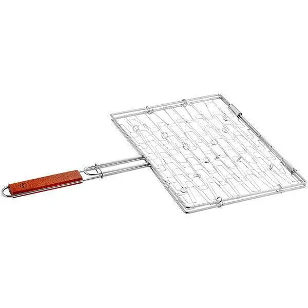 Outset Chrome Flexible Grill Basket 1