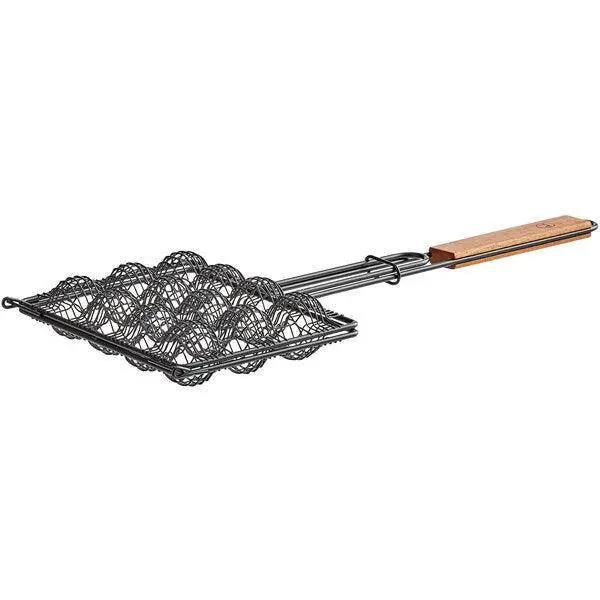 Outset Non-Stick Meatball Grill Basket With Removable Skewers 1
