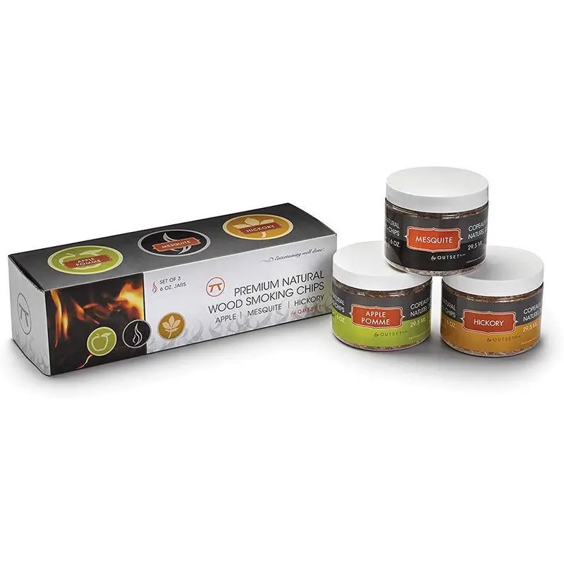 Outset Smoker Chip Sampler Gift Set – 6 Wood Varieties 1