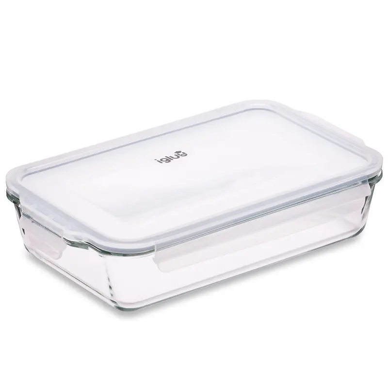 Oven-Safe Borosilicate Glass Lasagna Dish With Secure Lid – 2.2 Liters