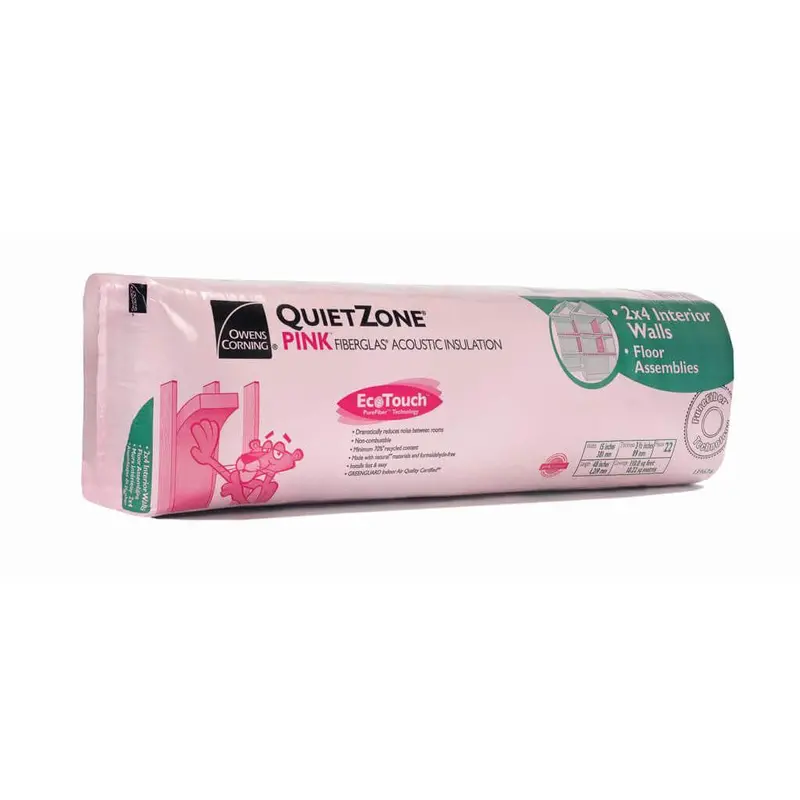 Owens Corning Ecotouch Quietzone Metal Stud Acoustic Insulation (2" X 4", 16" On-Center) 1