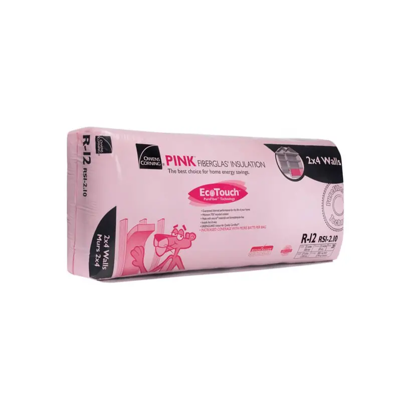 Owens Corning Ecotouch R-12 Pink Fiberglass Insulation Batt (23" X 47" X 3.5") 1