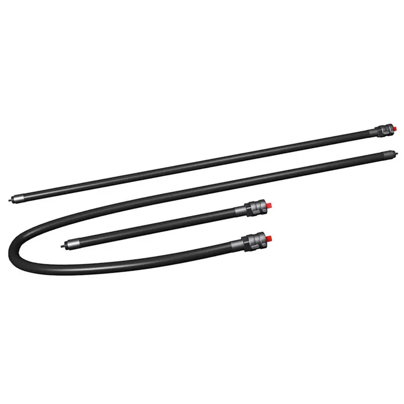 Oztec 14 Ft Flexible Concrete Vibrator Shaft With Quick-Disconnect Coupler 1