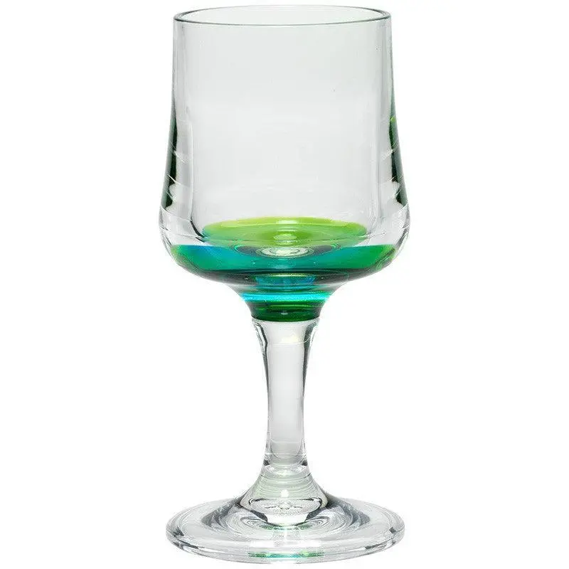 Peacock Reflections Stemless Wine Glass – 8 Oz Artisan Acrylic Glass 1