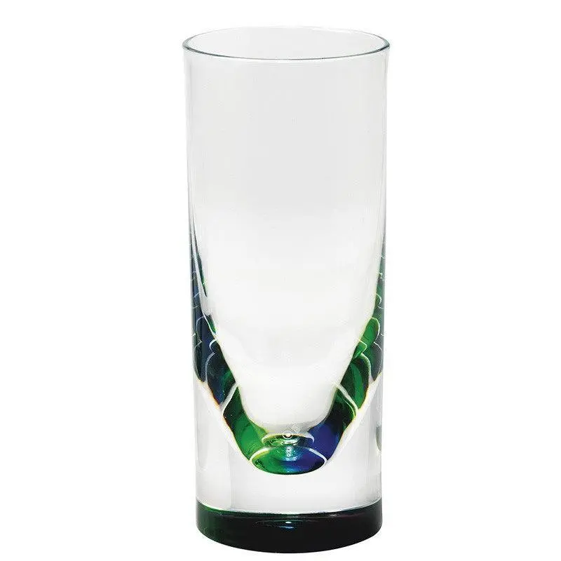 Peacock Teardrop 12-Ounce Highball Tumbler 1