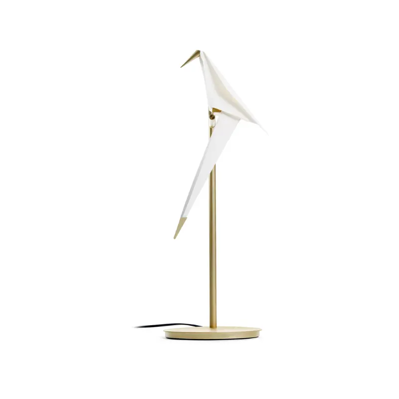 Perch Table Lamp – Handcrafted Wood And Metal Accent Lamp 1