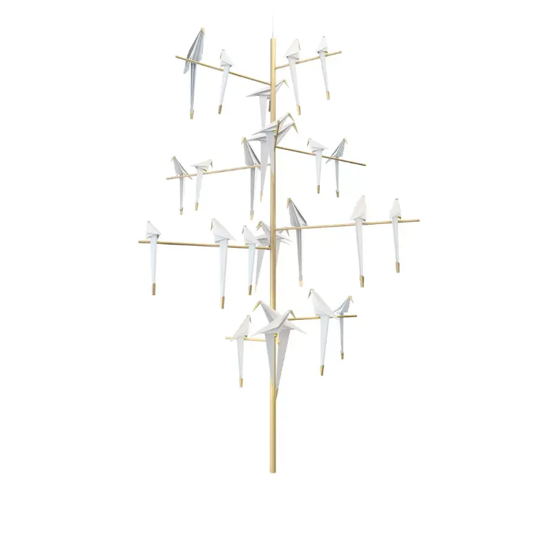 Perch Tree Chandelier – Organic Sculptural Pendant Light 1