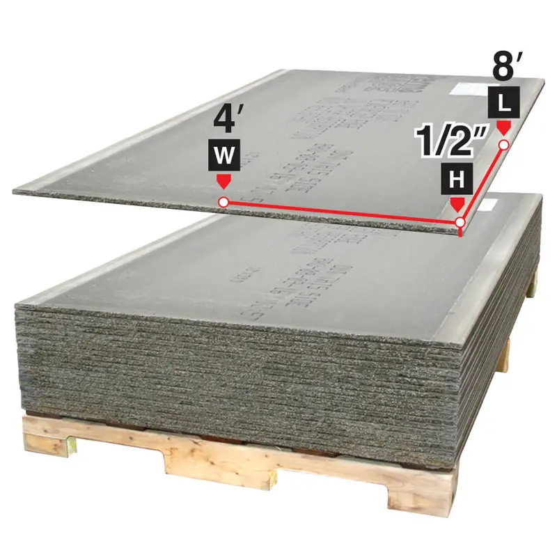 Permabase 1/2" Cement Backer Board — 4 Ft. X 8 Ft. Sheet 1