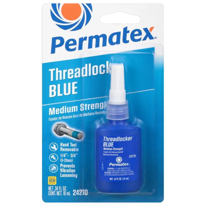 Permatex 24210 Blue Threadlocker – Medium Strength, 10 Ml Bottle 1