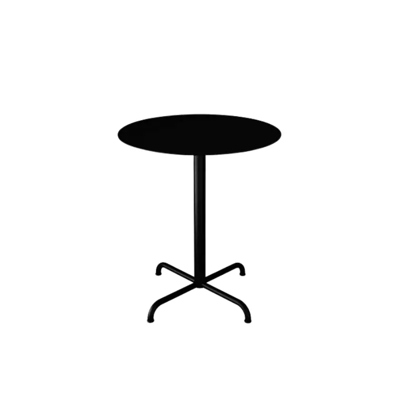Pico Round Outdoor Café Table – Stainless Steel 4-Star Base 1