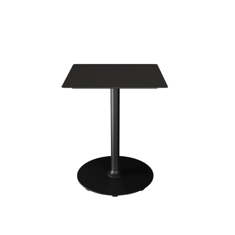 Pico Square Outdoor Café Table – Powder-Coated Round Base 1
