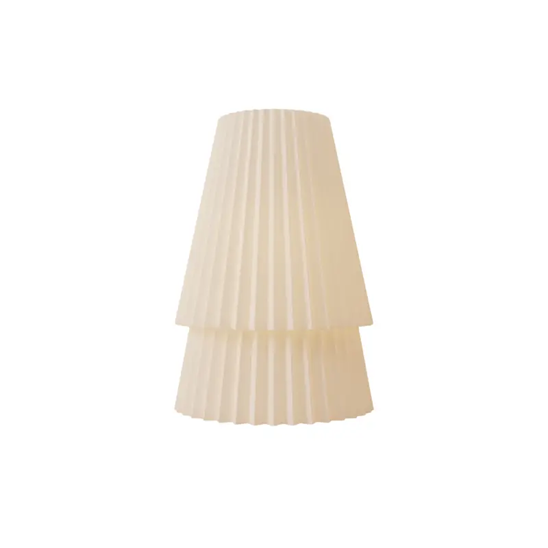 Pleat Wall Sconce – Textured Folded Shade 1