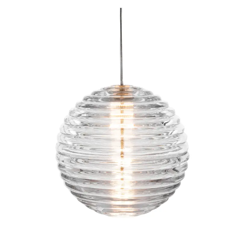 Press Medium Frosted Glass Sphere Pendant Light 1