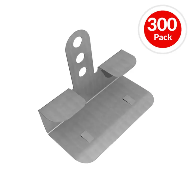 Prest-On St4004 Corner-Back Clips – 5/8" Drywall Fastening System (300-Pack) 1