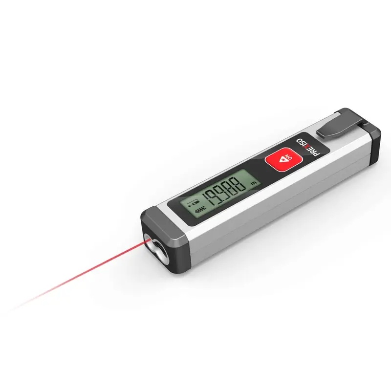 Prexiso 20-Meter Rechargeable Laser Distance Measurer – 65 Ft Range With Memory & Bluetooth 1