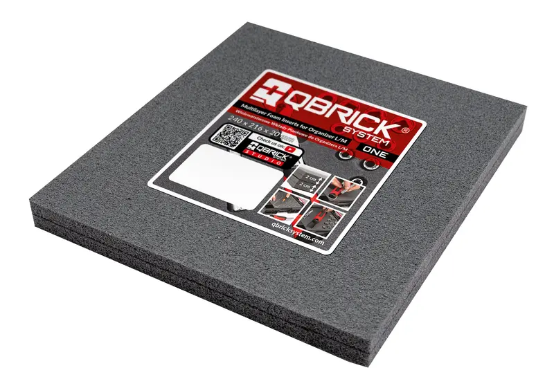 Qbrick Multilayer Foam Insert For System One Organizer — Medium & Large Sizes 1