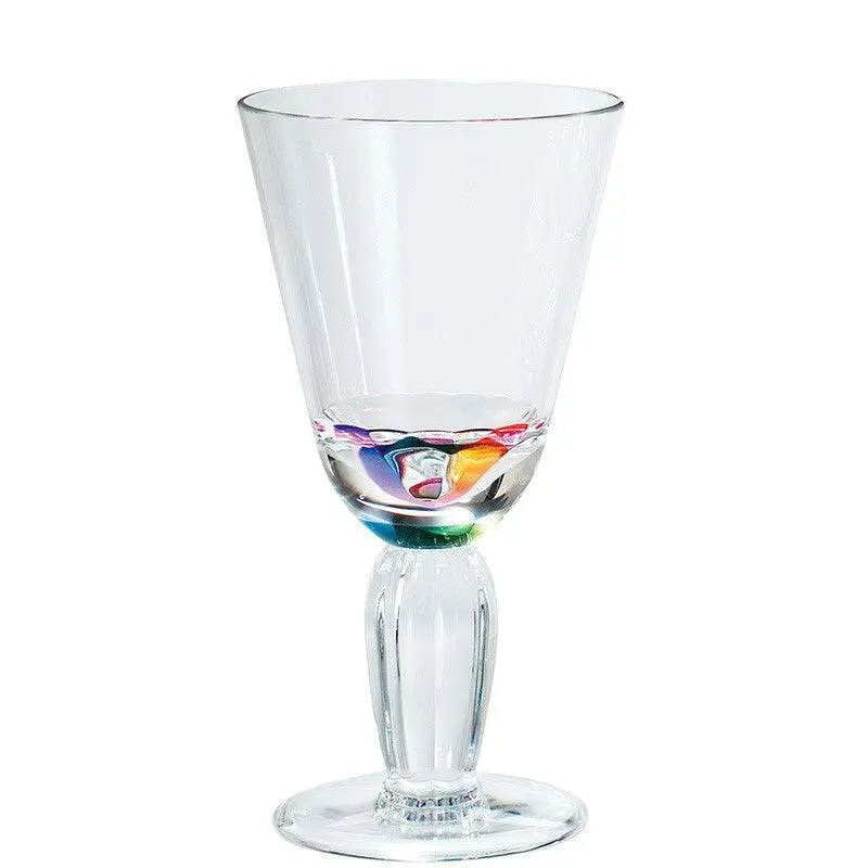 Rainbow Diamond Accented 12-Ounce Wine Glass 1
