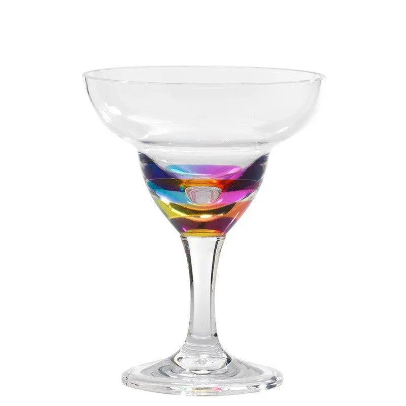Rainbow Jewel 11-Ounce Margarita Glass 1