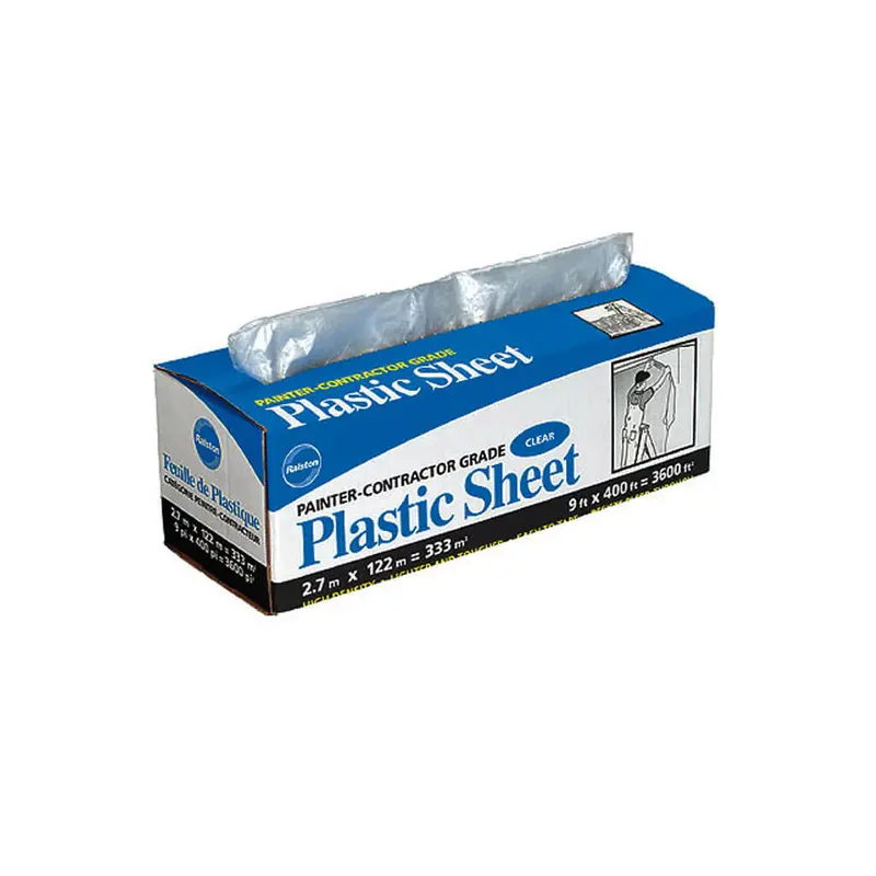 Ralston 305-00 Clear Painter’S Plastic Sheeting – 9 Ft. X 400 Ft. 1
