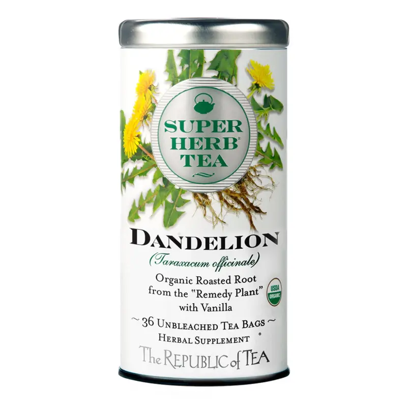 Republic Of Tea Dandelion Super Herb Herbal Tea – 36-Count Tin 1