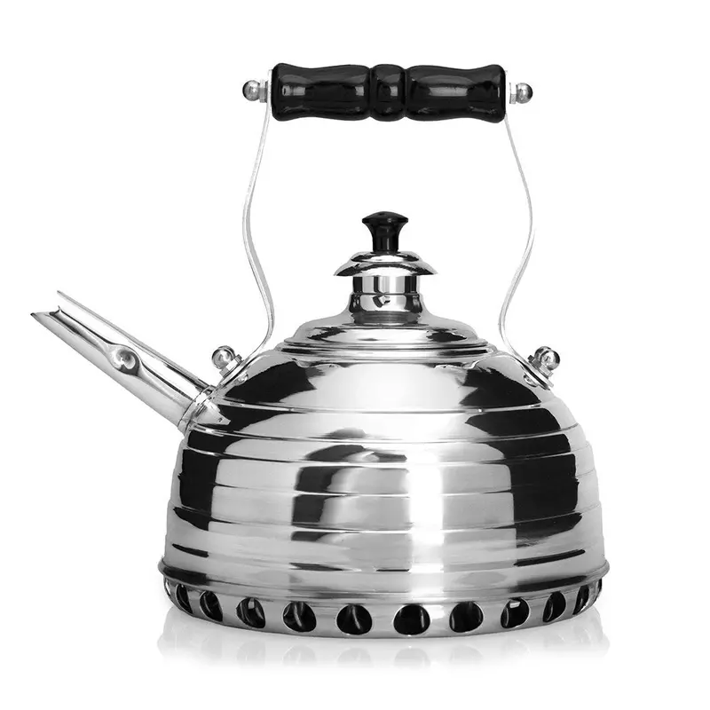 Richmond Beehive Whistling Tea Kettle – Chromed Copper, Gas-Stove Compatible (No. 11) 1