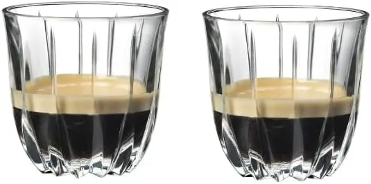 Riedel Coffee Glass – Clear, Heat-Resistant Double-Walled Set Of 2 1
