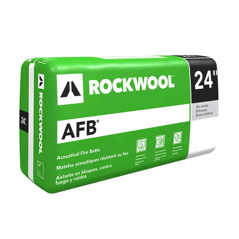Rockwool Afb Acoustical Fire Batt Insulation – 3 In. X 24 In. X 48 In. 1