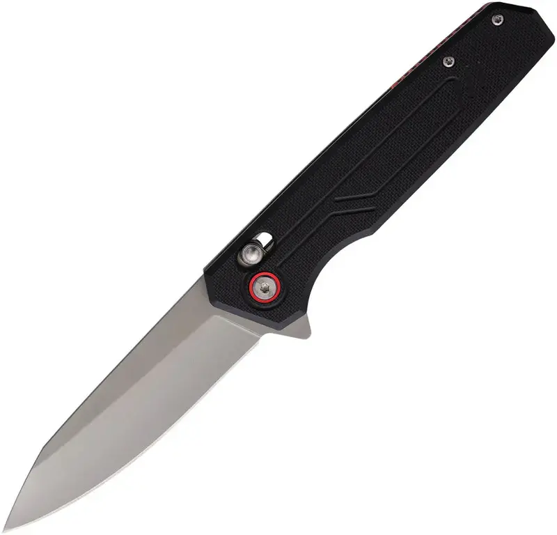 Rough Rider 2681 Crossbar Lock Assisted Folder With Black G10 Handle And Stainless Steel Blade 1