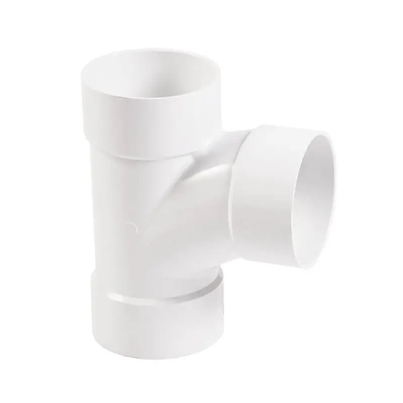 Royal Pipe 4 In. Pvc Sanitary Tee – Triple-Hub Configuration For Dwv Lines 1