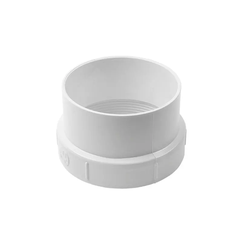 Royal Pipe 4 In. White Pvc Female Thread Cleanout Spigot – Hub-Style 1