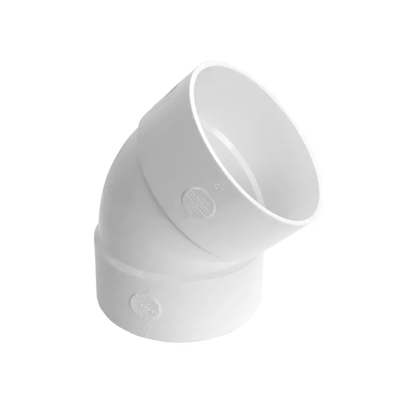 Royal Pipe 4-Inch Pvc 45° Hub-To-Hub Elbow Fitting 1