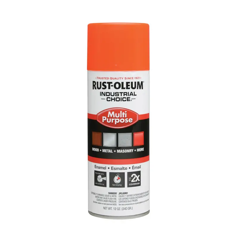 Rust-Oleum Osha Safety Orange Acrylic Enamel – 12 Oz. Industrial-Grade Spray 1