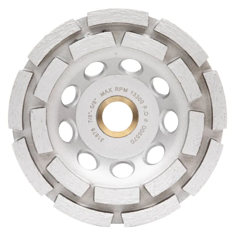 Sabercut 4.5-Inch Double-Row Diamond Cup Wheel 1
